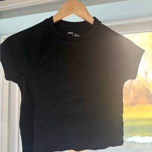 Aerie Black Crop Top